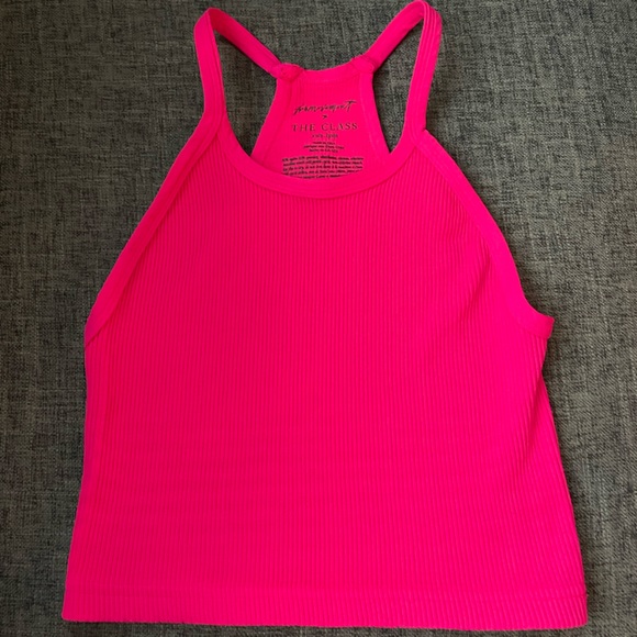 NWOT Free People Movement Happiness Runs Crop Tank in Hot Pink - Picture 8 of 9